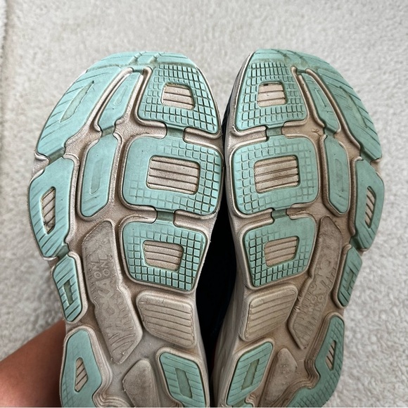 Hoka One One Bondi 7 Blue Gray Running Shoes Men’s Size 10.5
